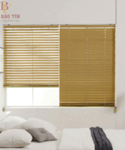 Rèm gỗ cửa sổ đẹp – Chất liệu gỗ sồi hãng Sankaku bản 5cm