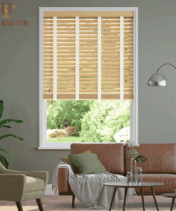 Mành rèm gỗ cao cấp – Chất liệu gỗ đoạn America hãng Gracehome bản 5cm
