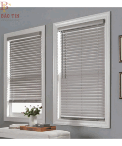 Mành cửa nhựa giả gỗ – Chất liệu nhựa PVC vân gỗ hãng Pilano bản 5cm