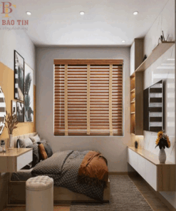 Rèm gỗ cửa sổ phòng ngủ đẹp mã SKK13