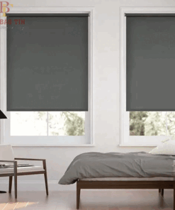 Mẫu rèm cuốn cửa sổ phòng ngủ đẹp cản nắng 100%