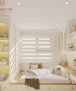 Rèm cầu vồng phòng ngủ chung cư hãng Modero mã Olivia