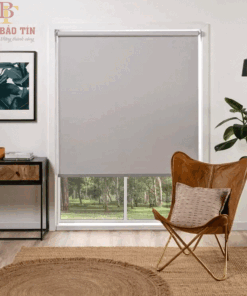Rèm cửa cuốn vải trơn giá rẻ hãng Vạn Thái
