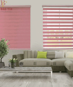 Rèm cầu vồng màu hồng hãng Fivestar mã WOODLOOK I