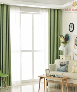 Rèm vải 2 lớp đẹp cho phòng khách chung cư DIM2919 - 02