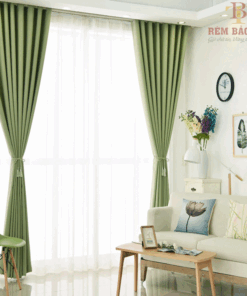 Rèm vải cửa sổ giá rẻ cho phòng khách chung cư mã BYG2915 - 05