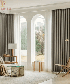 Rèm vải phòng khách giá rẻ mã HH2901 - 01