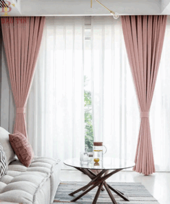 Rèm vải phòng khách đẹp giá rẻ mã HH2901 - 05