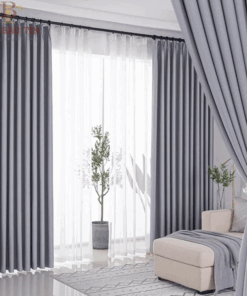 Rèm vải giá rẻ chống nắng tốt cửa sổ chung cư mã GA2918 - 06
