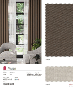 Rèm vải Nhật Bản mã Vivian