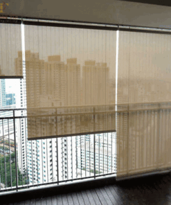 Bạt che nắng tự cuốn dạng lưới đẹp giá rẻ mã TT18