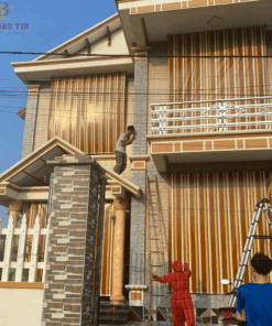 Bạt ngoài trời che nắng mưa tự cuốn mã HB004