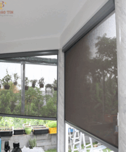 Bạt che nắng tự cuốn dạng lưới đẹp giá rẻ mã TT15