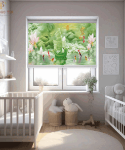 Rèm cuốn in tranh cửa sổ hãng Fivestar mã BT030 - Hệ phụ kiện máng cầu vồng nhỏ