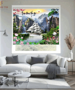 Màn cuốn in tranh chống nắng hãng Fivestar mã BT047