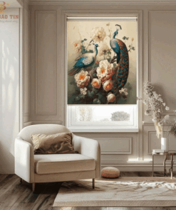Rèm cửa sổ chống nắng dạng cuốn in tranh hãng Fivestar mã BT049