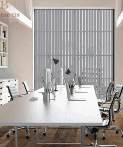 Rèm lá dọc văn phòng che nắng giá rẻ mã LD026