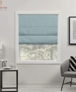 Rèm cửa sổ xếp lớp roman đẹp mã D008