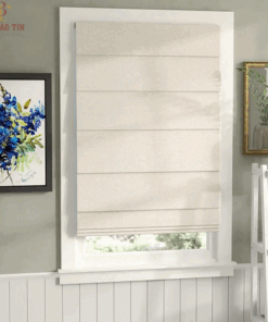 Rèm cửa xếp lớp roman đẹp chống nắng 100% mã D009
