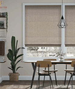 Rèm roman xếp lớp chống nắng 100% mã D020