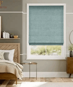 Mẫu rèm roman vải đẹp cản nắng 100% giá rẻ mã D004