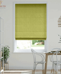 Rèm roman đẹp giá rẻ màu kem mã D018
