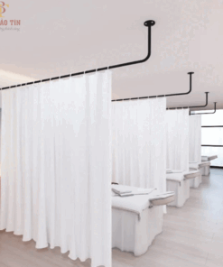 Rèm spa voan trắng đẹp, giá rẻ nhất Hà Nội