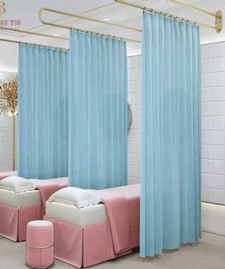 Màn Voan Ngăn Giường Spa Màu