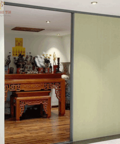 Rèm vách tổ ong ngăn phòng thờ đẹp