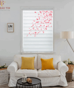 Rèm cầu vồng in tranh mã CV1012-03