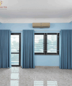 Rèm vải bố đẹp cản nắng cho nhà hướng tây
