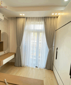 Rèm vải cửa sổ giá rẻ cho phòng khách chung cư mã V2905 - 09