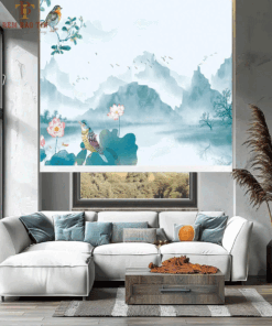 Rèm cuốn in tranh mã BT052