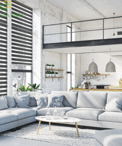 Rèm cầu vồng màu trắng hãng Fivestar mã DORIS