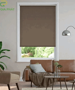 Rèm cửa cuốn vải trơn giá rẻ hãng Vạn Thái