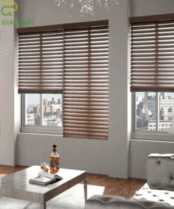 Rèm gỗ sáo giá rẻ đẹp chống nắng – Chất liệu gỗ sồi hãng Star Blind bản 3.5cm