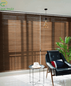 Rèm cửa gỗ cao cấp – Chất liệu gỗ thông tuyết hãng Sankaku bản 5cm