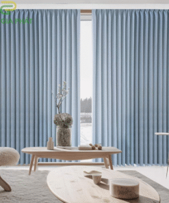 Rèm Vải 2 Lớp phòng ngủ Giá Rẻ mã DIM2919 - 07