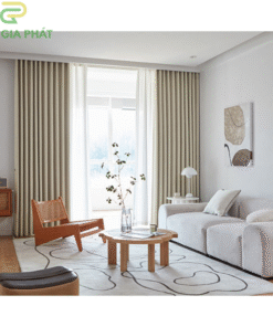 Rèm vải giá rẻ chống nắng tốt cửa sổ chung cư mã GA2918 - 06