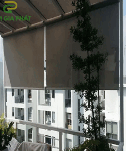Bạt che nắng tự cuốn dạng lưới đẹp giá rẻ mã TT13