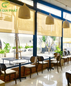 Bạt che nắng tự cuốn dạng lưới đẹp giá rẻ mã TT19