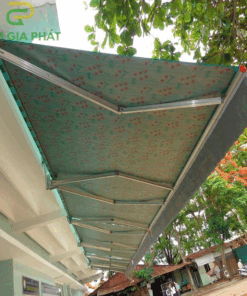 Bạt mái hiên di động che nắng mưa mã VN004