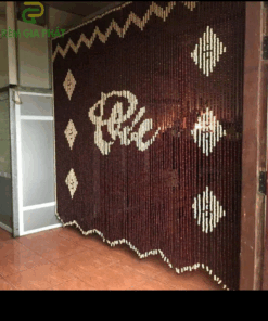 Rèm cửa bàn thờ bằng hạt gỗ mẫu RHG-013