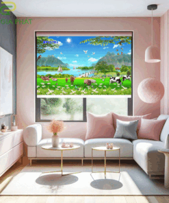 Màn cuốn in tranh chống nắng hãng Fivestar mã T2183-01