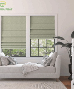 Rèm roman vải thô chống nắng cách nhiệt mã RM030