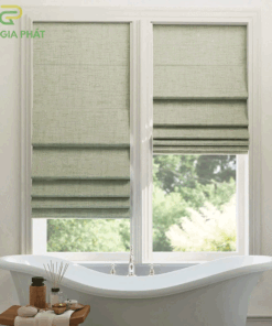 Mẫu rèm roman vải đẹp cản nắng 100% giá rẻ mã D004
