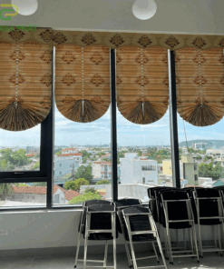 Rèm xếp roman đẹp giá rẻ mã D026 hệ Fineplus