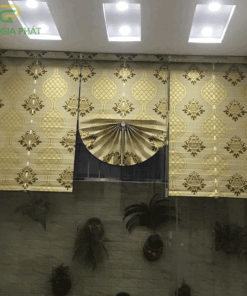 Rèm roman phòng bé đẹp D027 hệ Fineplus