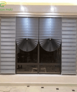 Rèm roman vải bố đẹp cản nắng 100% mã D012