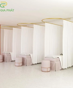 Rèm Spa giá rẻ chất liệu voan trắng – SPA011